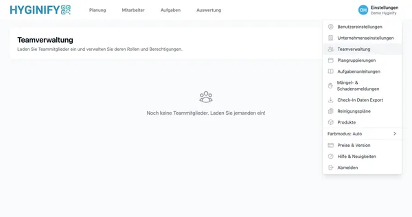Erste Schritte mit Hyginify