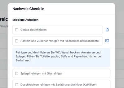 Einheitlich reinigen unabhängig von Erfahrung Detailansicht