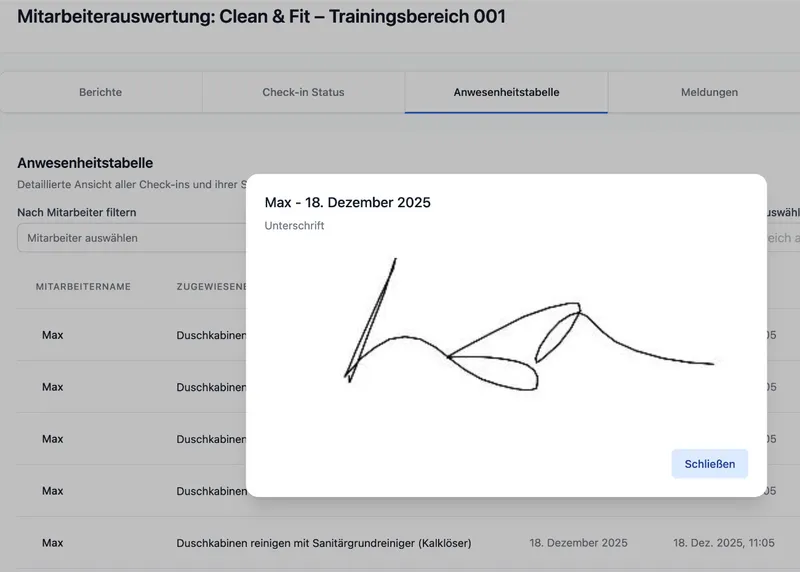 Reinigung transparent und nachvollziehbar dokumentieren