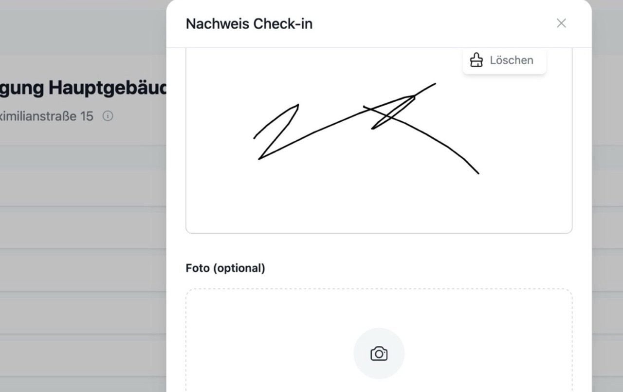 Ersten Check-in durchführen